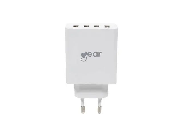Laddare Vägg GEAR 220V 4xUSB-A 5A/25W - Primmeshiper