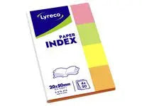 Indexflikar LYRECO 20x50mm sortfärg - Primmeshiper