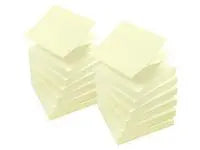 Notes LYRECO prem ZZ 75x75mm gul 12/fp - Primmeshiper