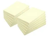 Notes LYRECO recycled 76x127mm gul 12/fp - Primmeshiper