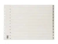 Plastregister A3L PP 1-12 frostad - Primmeshiper