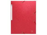 Gummibandsmapp EXACOMPTA 3kl A4 425g röd - Primmeshiper