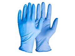 Nitrilhandske puderfri blå L 100/fp - Primmeshiper