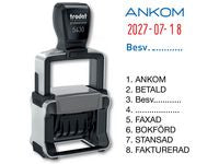 Stämpel TRODAT 5430/L Dat m.standardtext - Primmeshiper