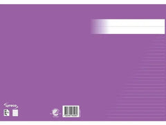 Skrivhäfte A4 linjerat 8,5mm lila - Primmeshiper