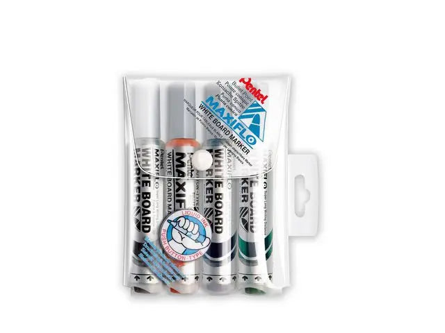 Whiteboardpenna PENTEL Maxiflo 4/fp - Primmeshiper