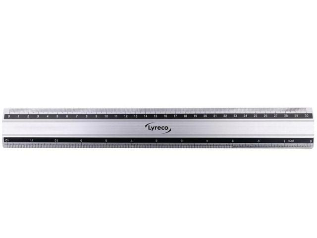 Linjal LYRECO aluminium 30cm - Primmeshiper