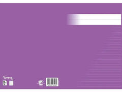 Skrivhäfte A4 linj. 8,5mm lila 120/fp - Primmeshiper