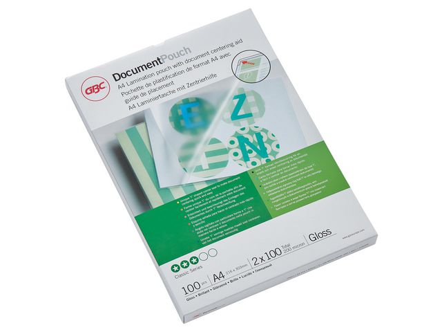 Laminat GBC A4 100mic klar 100/fp - Primmeshiper