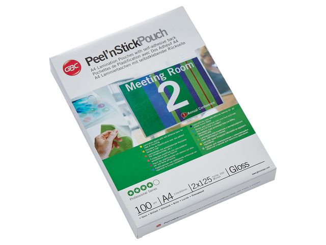 Laminat GBC S-H A4 125mic klar 100/fp - Primmeshiper