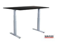 Bord SUN-FLEX VI höj/sänk 140x80 grå/sva - Primmeshiper