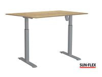 Bord SUN-FLEX II höj/sänk 140x80 grå/bjö - Primmeshiper