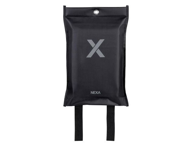 Brandfilt NEXA 120x120cm Svart - Primmeshiper