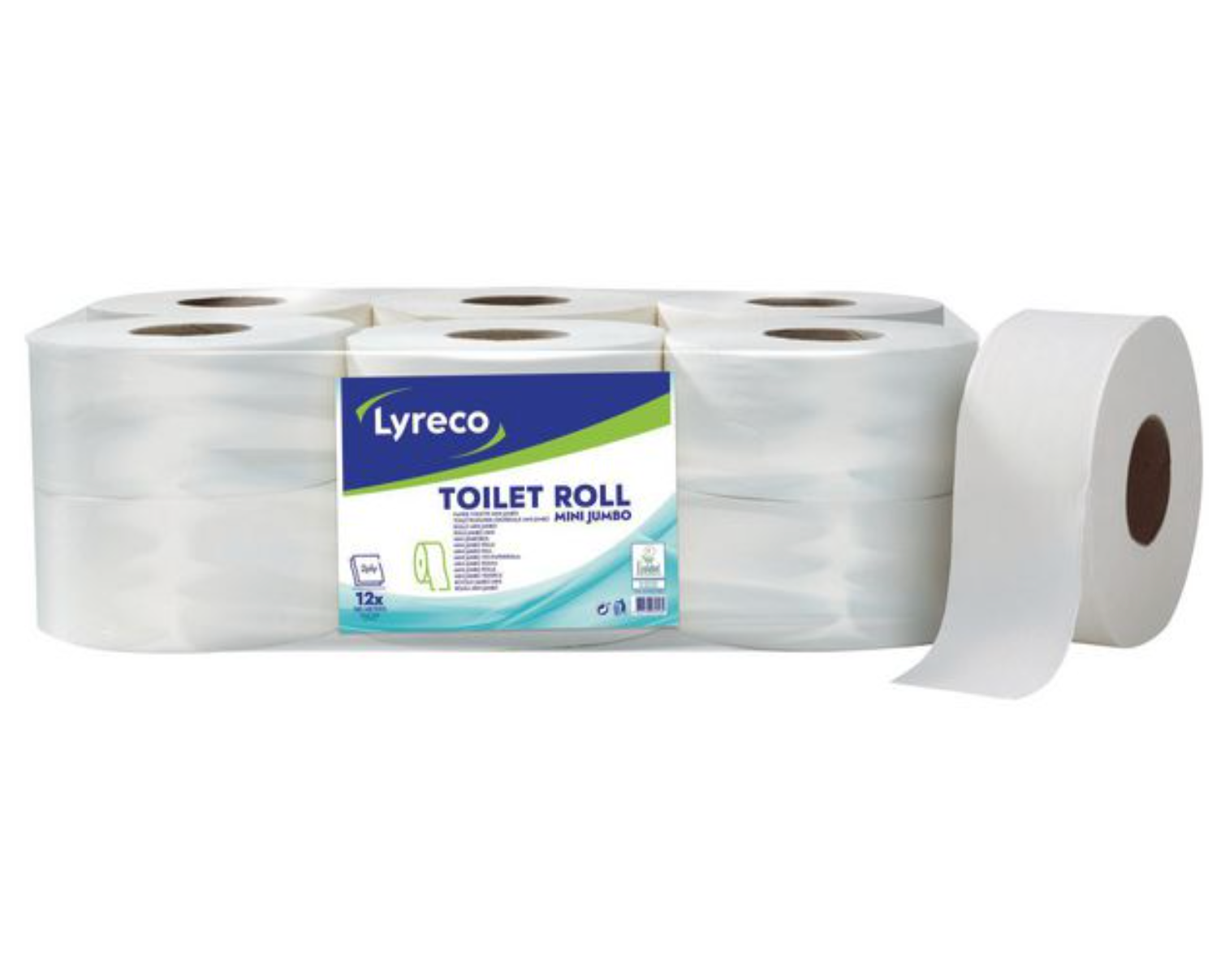 Toalettpapper LYRECO Mini 180m 12/fp - Primmeshiper