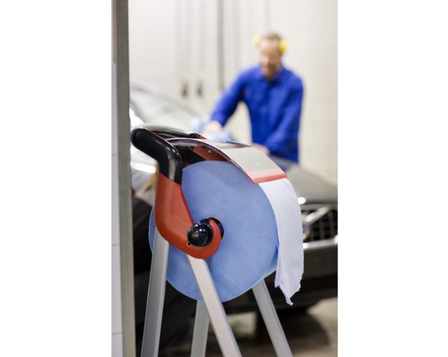 Dispenser TORK W1 Golvställ röd - Primmeshiper