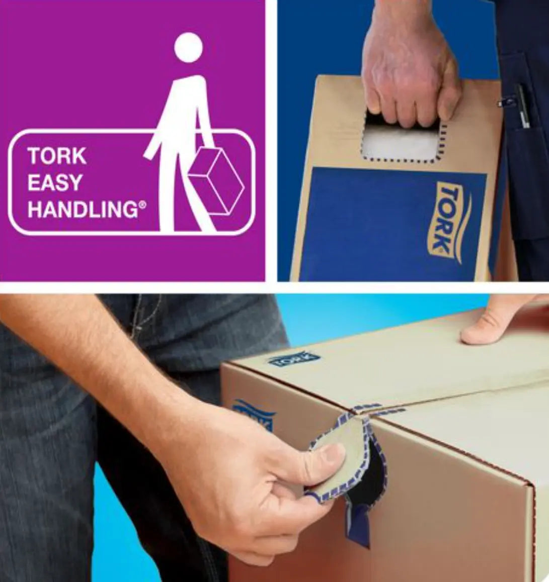 Handduk TORK Adv H1 blå 6/fp - Primmeshiper