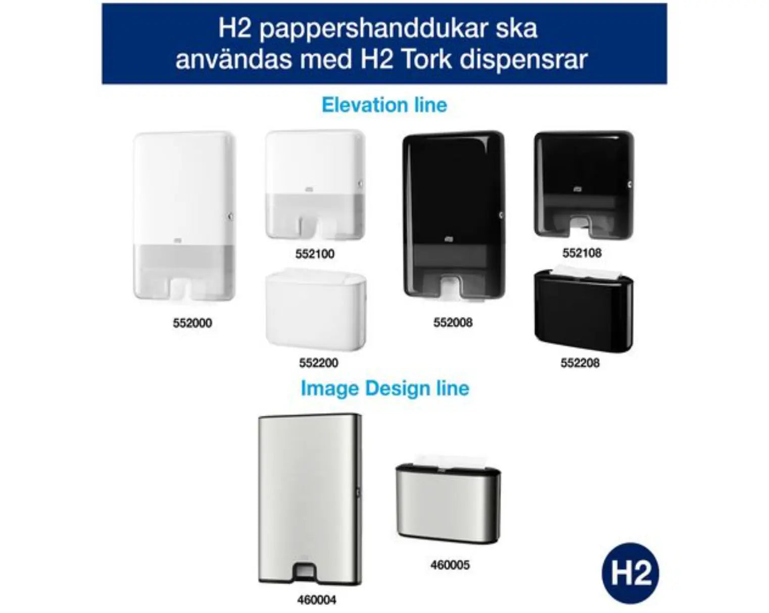 Handduk TORK Uni H2 2-lag vit 3800/fp - Primmeshiper