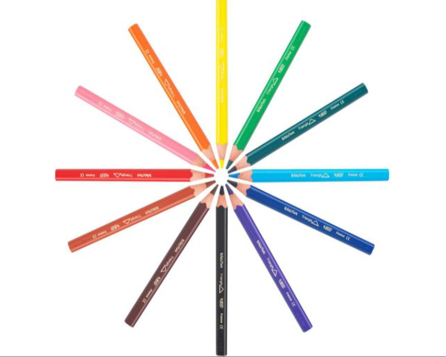 Färgpennna BIC Kids triangel 12 färger - Primmeshiper