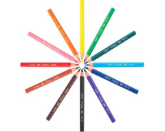 Färgpennna BIC Kids triangel 12 färger - Primmeshiper