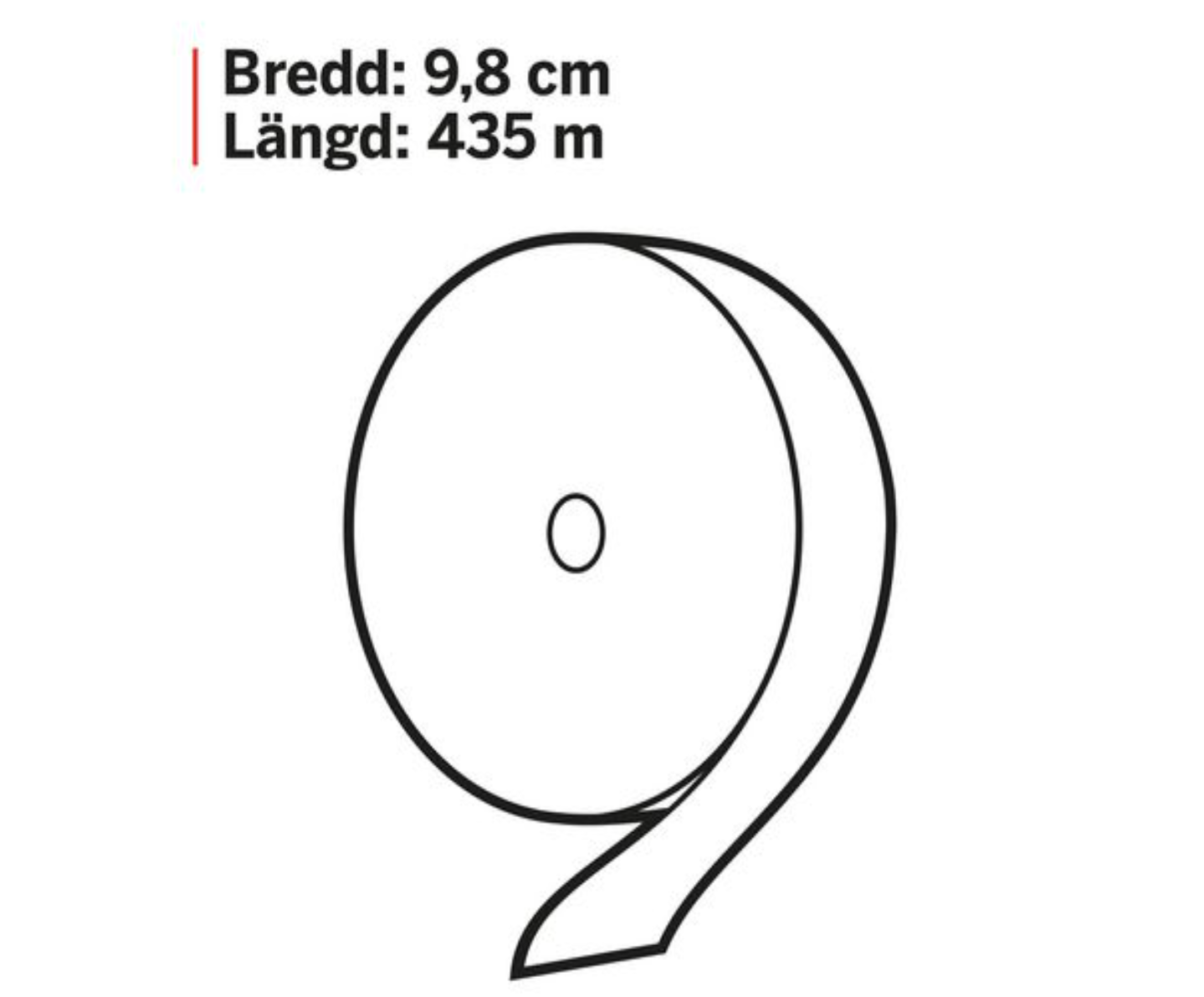 Toalettpapper KATRIN Gigant M 435m 6/fp - Primmeshiper