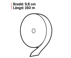 Toalettpapper Plus Gigant S 160m 12/fp - Primmeshiper