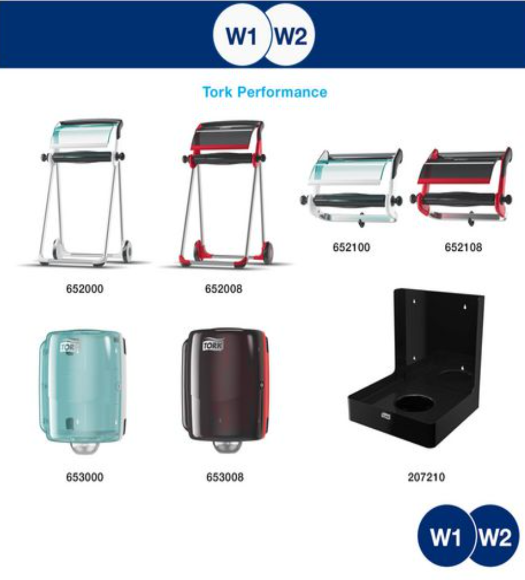 Torkrulle TORK Basic W1/2 Uni 2-lag 340m - Primmeshiper