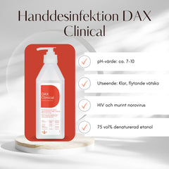 Handdesinfektion DAX Clinical 600ml