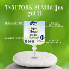 Tvål TORK S1 Mild ljusgul 1L