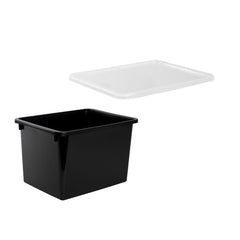 Förvaringsbox Stor 20L svart inkl lock
