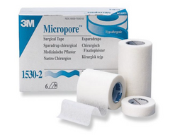 Micropore Vit u hållare 5,0cmx9,1m 6/fp