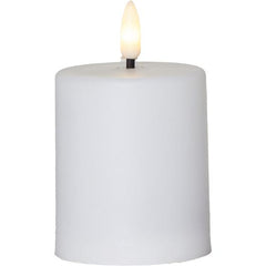 Blockljus STAR T LED Paula 10cm vit