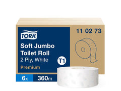 Toalettpapper TORK Pre T1 2-lag 360m