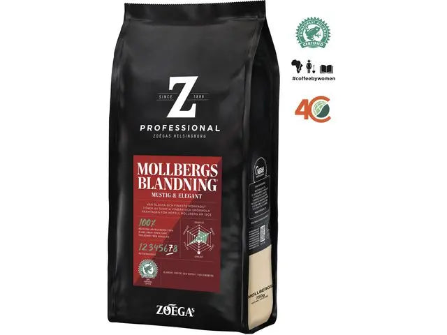 Kaffe ZOÉGAS Bönor Mollbergs 750g Primmeshiper