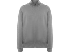 Sweater zip PF ulan unisex gråmel M - Primmeshiper