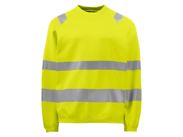 Sweatshirt varsel Projob 6106 gul kl3 XL Primmeshiper