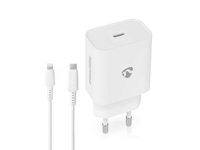 Laddare Vägg NEDIS 20 W USB-C/Lightning - Primmeshiper