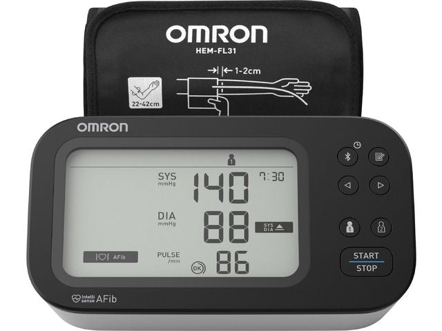 Blodtrycksmätare OMRON M7 AFIB Primmeshiper