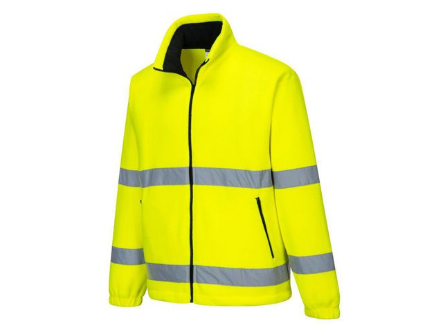 Fleecetröja Hi-vis PW F250 gul S - Primmeshiper