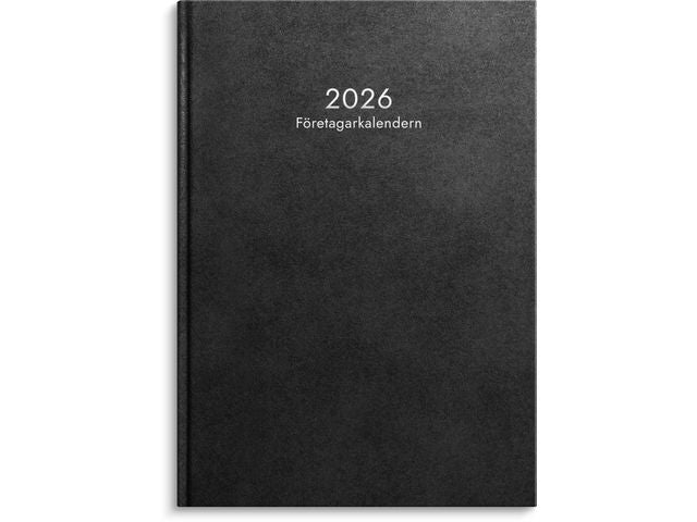 Företagarkalendern 2026 svart Primmeshiper