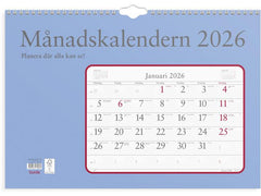Väggkalender Månadskalendern 2026 Primmeshiper