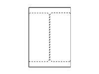 Transportetikett laser 105x220mm 500/fp