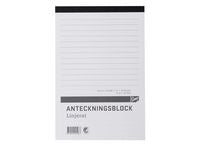 Anteckningsblock A5 100 blad perf linj