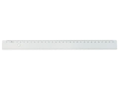 Linjal 20 cm cm/mm-gradering plast 10/fp