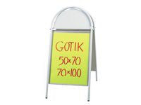 Gatuställ Gotik 50X70cm vit Primmeshiper