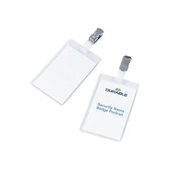 Namnskylt DURABLE clips stående25/fp Primmeshiper