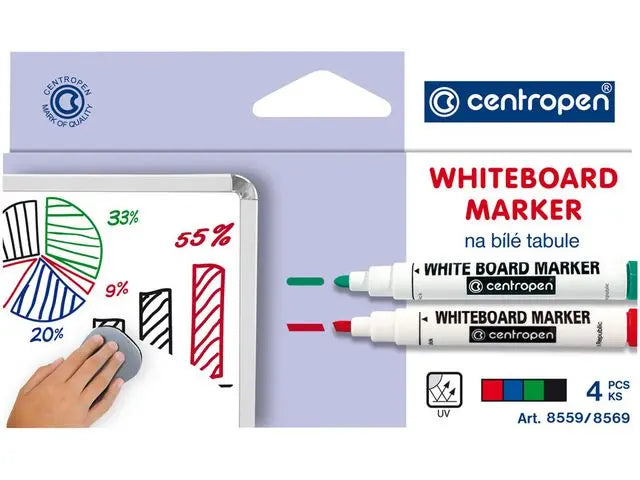 Whiteboardpenna CENTROPEN skuren 4/fp - Primmeshiper