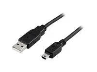 Kabel DELTACO USB - Mini USB 2m svart - Primmeshiper