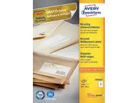 Etikett AVERY 100% återv 105x48 1200/fp - Primmeshiper