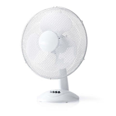 Bordsfläkt NEDIS 40 cm 45W plast vit