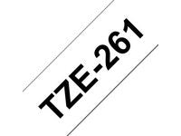 Tape BROTHER TZE261 36mm svart på vit